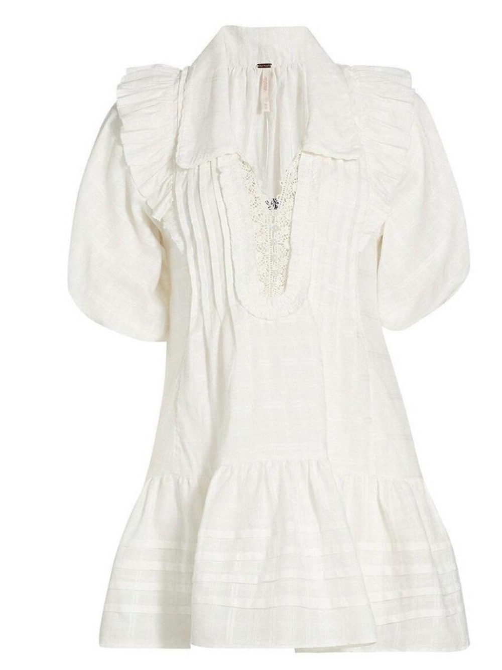 Free People White Mini Dress